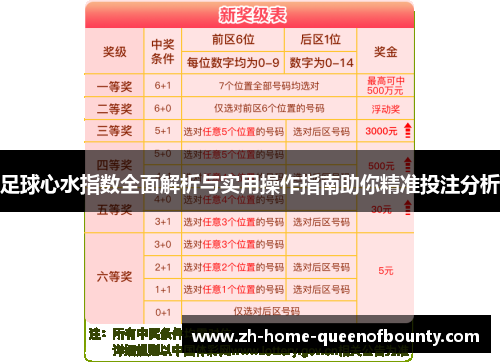 足球心水指数全面解析与实用操作指南助你精准投注分析